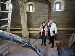 Sanierungsarbeiten auf der Burg (Foto: Ilka K&uuml;hn)