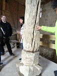 Sanierungsarbeiten auf der Burg (Foto: Ilka K&uuml;hn)