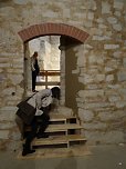 Sanierungsarbeiten auf der Burg (Foto: Ilka K&uuml;hn)