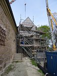 Sanierungsarbeiten auf der Burg (Foto: Ilka K&uuml;hn)