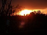 Abendrot an der Alten M&uuml;hle (Foto: Peter Blei)