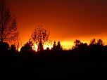Abendrot an der Alten M&uuml;hle (Foto: Peter Blei)