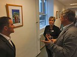 Junge Kunst in der Bleicher&ouml;der HELIOS-Klinik (Foto: Eduard Seifert)