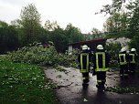 Unwetterspuren in Obergebra (Foto: Randel/Schm&uuml;cking)