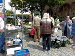 Geranien - und Blumenmarkt auf dem Nordh&auml;user Rathausplatz (Foto: Peter Blei)