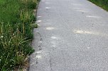 Jetzt schon Baum&auml;ngel am neuen Radweg? (Foto: Karl-Heinz Herrmann)