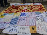 Demonstranten machten Druck (Foto: Harald Buntfu&szlig;)