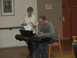 Die Lebenshilfe trat gestern mit kleinem Programm im St. Jakob auf (Foto: Ingrid Krug)