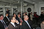 Wirtschaftsminister zum Unternehmerfr&uuml;hst&uuml;ck bei Sonlux (Foto: Karl-Heinz Herrmann)