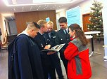 Gespannte Erwartung in Berlin (Foto: Privat) Gespannte Erwartung in Berlin (Foto: Privat)