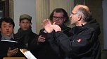 Gemeinsam f&uuml;r den Frieden gesungen - der Chor des Nordh&auml;user Theaters sang mit dem Publikum (Foto: Angelo Glashagel)