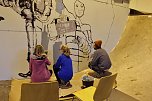 Graffiti K&uuml;nstler in der SkateArena (Foto: Karl-Heinz Herrmann)