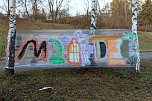 Graffiti K&uuml;nstler in der SkateArena (Foto: Karl-Heinz Herrmann)