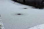 Gefährlicher Leichtsinn auf Parkteich (Foto: Karl-Heinz Herrmann) Gefährlicher Leichtsinn auf Parkteich (Foto: Karl-Heinz Herrmann)