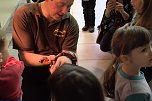 Exoten in einer Ausstellung (Foto: Peter Blei)