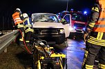 Unfall auf der A38 (Foto: Feuerwehr Heiligenstadt)