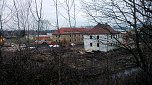 Abrissarbeiten auf dem Drei-Streif-Gel&auml;nde (Foto: Peter Blei)