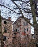 Abrissarbeiten auf dem Drei-Streif-Gel&auml;nde (Foto: Peter Blei)