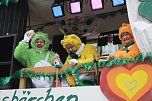N&auml;rrinnen und Narren trotzen Wetter (1) (Foto: Karl-Heinz Herrmann)