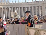 Pater Pio Gebetsgruppen beim Papst in Rom (Foto: Ilka K&uuml;hn)