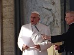 Pater Pio Gebetsgruppen beim Papst in Rom (Foto: Ilka K&uuml;hn)