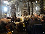 Pater Pio Gebetsgruppen beim Papst in Rom (Foto: Ilka K&uuml;hn)