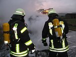 Auto brannte aus (Foto: Feuerwehr Bleicherode)