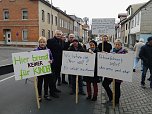 Demo in Greußen für Ortsumfahrung (Foto: Privat) Demo in Greußen für Ortsumfahrung (Foto: Privat)
