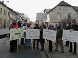 Demo in Greußen für Ortsumfahrung (Foto: Privat) Demo in Greußen für Ortsumfahrung (Foto: Privat)