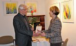 Seine zweite Ausstellung in Sondershausen (Foto: Karl-Heinz Herrmann)