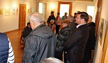 Seine zweite Ausstellung in Sondershausen (Foto: Karl-Heinz Herrmann)