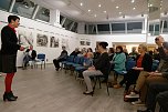 Roter Faden in der Galerie in der Kreissparkasse Nordhausen (Foto: nnz)