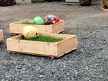 War der Osterhase schon da? - an der Blasiikirche scheint es der Fall gewesen zu sein (Foto: Peter Blei)