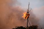 Osterfeuer &uuml;ber Krimderode 2016 (Foto: Angelo Glashagel)