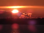 Sonnenuntergang am Goitzschesee (Foto: Peter Blei)