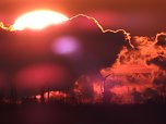 Sonnenuntergang am Goitzschesee (Foto: Peter Blei)
