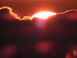 Sonnenuntergang am Goitzschesee (Foto: Peter Blei)