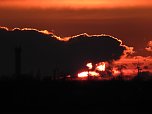 Sonnenuntergang am Goitzschesee (Foto: Peter Blei)