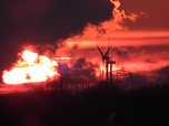 Sonnenuntergang am Goitzschesee (Foto: Peter Blei)
