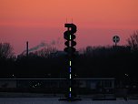 Sonnenuntergang am Goitzschesee (Foto: Peter Blei)