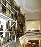 Die alte Dame Gro&szlig;e-Strobel-Orgel erz&auml;hlt�. (Foto: Peter Zimmer)