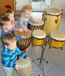 Musikmobil in der Kindervilla (Foto: Kindervilla Bad Frankenhausen)