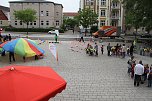 "Sicherheit braucht K&ouml;pfchen" auf dem Theaterplatz Nordhausen (Foto: Angelo Glashagel)