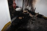 Brand im Treppenhaus (Foto: Feuerwehr Heiligenstadt)