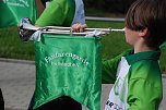 So spielt ein Mitglied der Fanfarengarde. Was das Instrument verlie&szlig;, war h&ouml;renswert. (Foto: Jochen Miche)