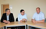 Nordhausens Landrat Matthias Jendricke zu Besuch in Harztor (Foto: Pressestelle Landratsamt Nordhausen)