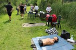DRK-Jugend ma&szlig; sich im Wettkampf (Foto: Karl-Heinz Herrmann)