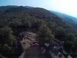 Burgruine Hohnstein von "oben" (Foto: Peter Blei)