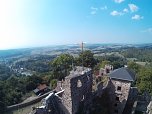 Burgruine Hohnstein von "oben" (Foto: Peter Blei)