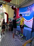 Bei den ganz gro&szlig;en mit dabei - Franz Stritzel und Benedict V&ouml;lker bei der Qualifizierung zu den deutschen Jahrgangsmeisterschaften in Halle (Foto: SVN '90 Nordhausen)